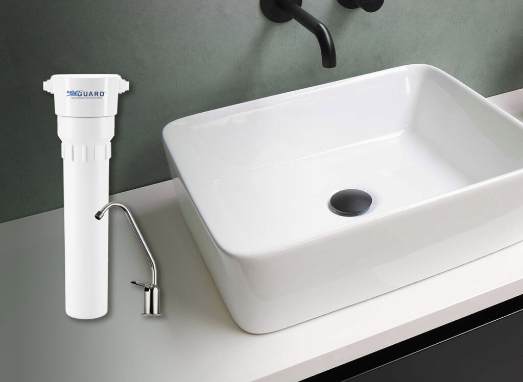 filtración de agua para el baño