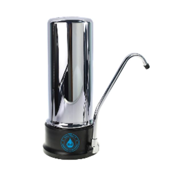 H2O RCT-CP-CL+ Chrome-Plated Countertop Chlora+™ System with Replaceable cartridge